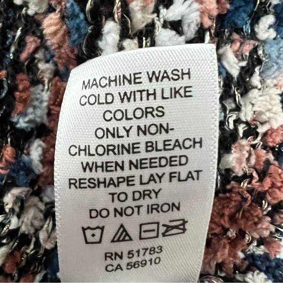 Maurice’s Women’s Pullover Loose Knit Sweater Sz XXL Multi Color Metallic Flex’s - Picture 9 of 12